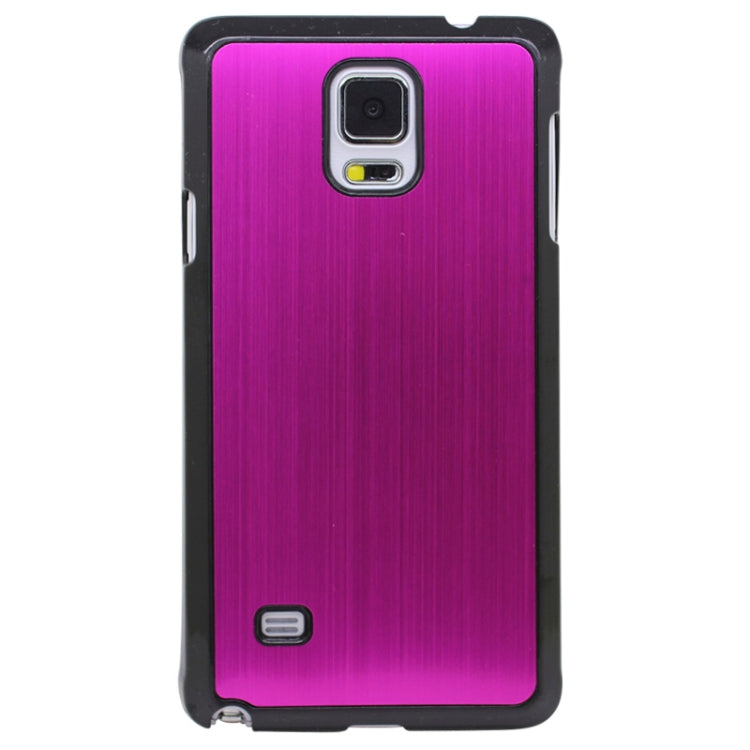 Brushed Texture Plastic Case for Galaxy Note 4