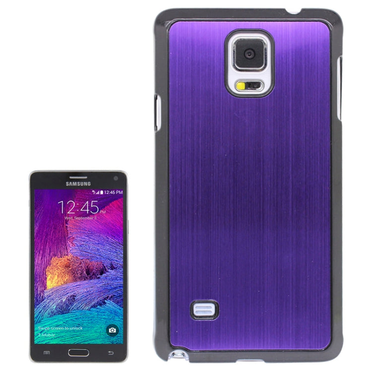 Brushed Texture Plastic Case for Galaxy Note 4