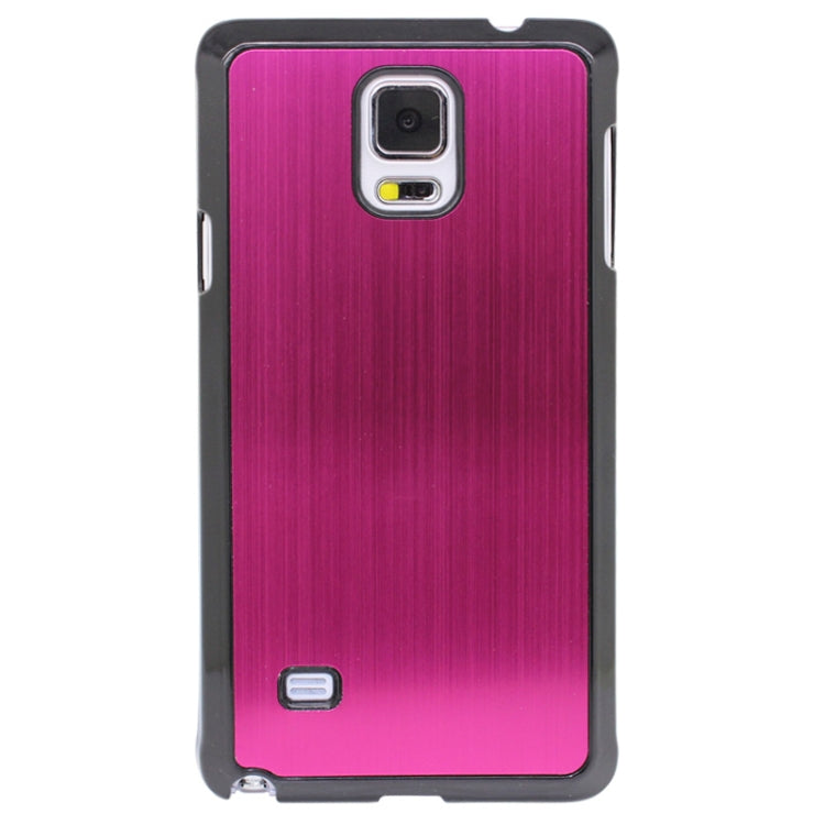 Brushed Texture Plastic Case for Galaxy Note 4