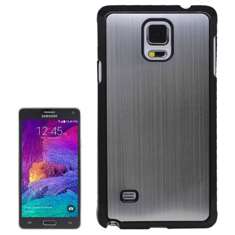 Brushed Texture Plastic Case for Galaxy Note 4