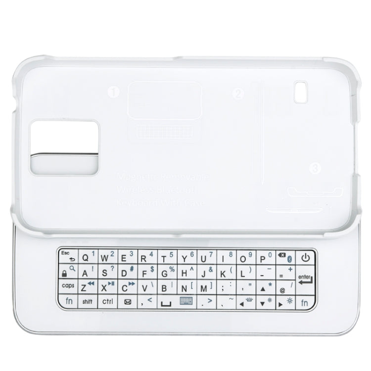 Bluetooth 3.0 Magnetic Removable Keyboard Tablet Case for Galaxy S5 / G900