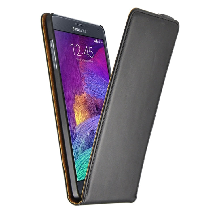 Vertical Flip Leather Case for Galaxy Note 4