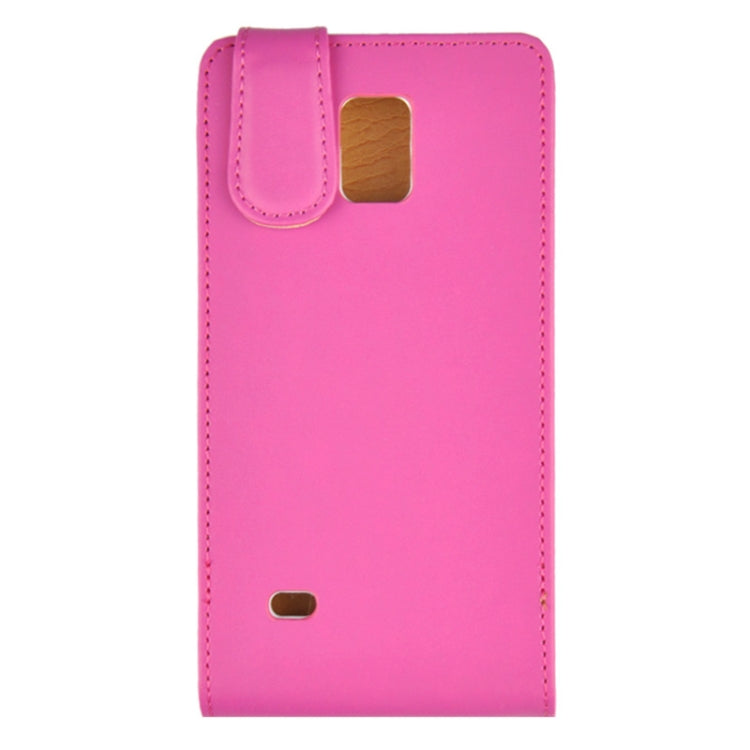 Vertical Flip Leather Case for Galaxy Note 4