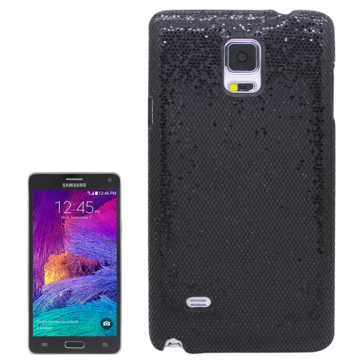 Glitter Powder Skinning Plastic Case for Galaxy Note 4