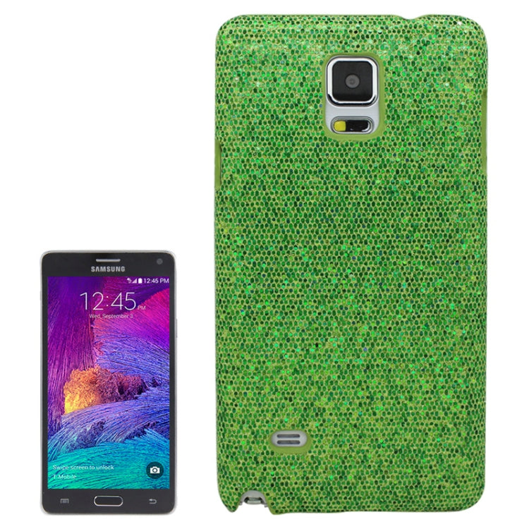 Glitter Powder Skinning Plastic Case for Galaxy Note 4