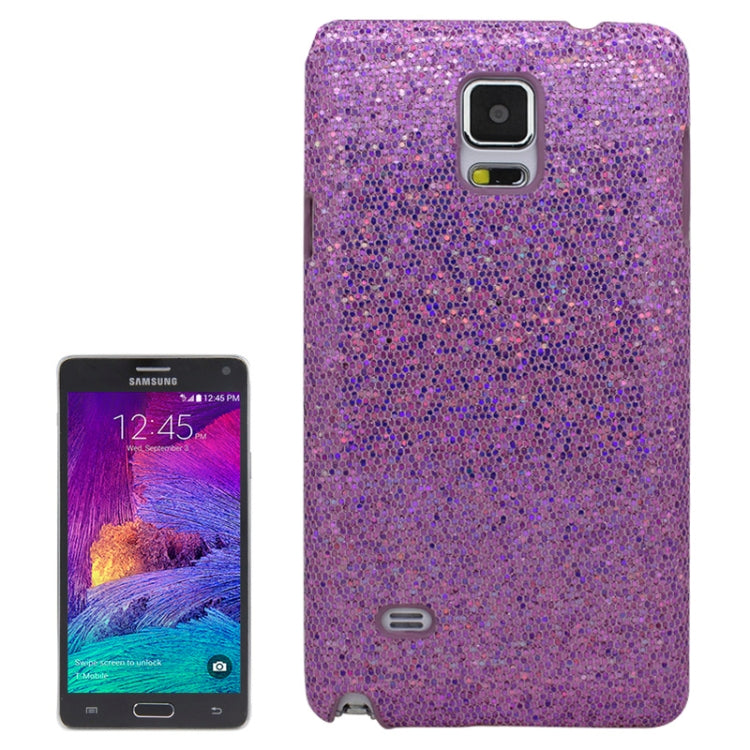 Glitter Powder Skinning Plastic Case for Galaxy Note 4