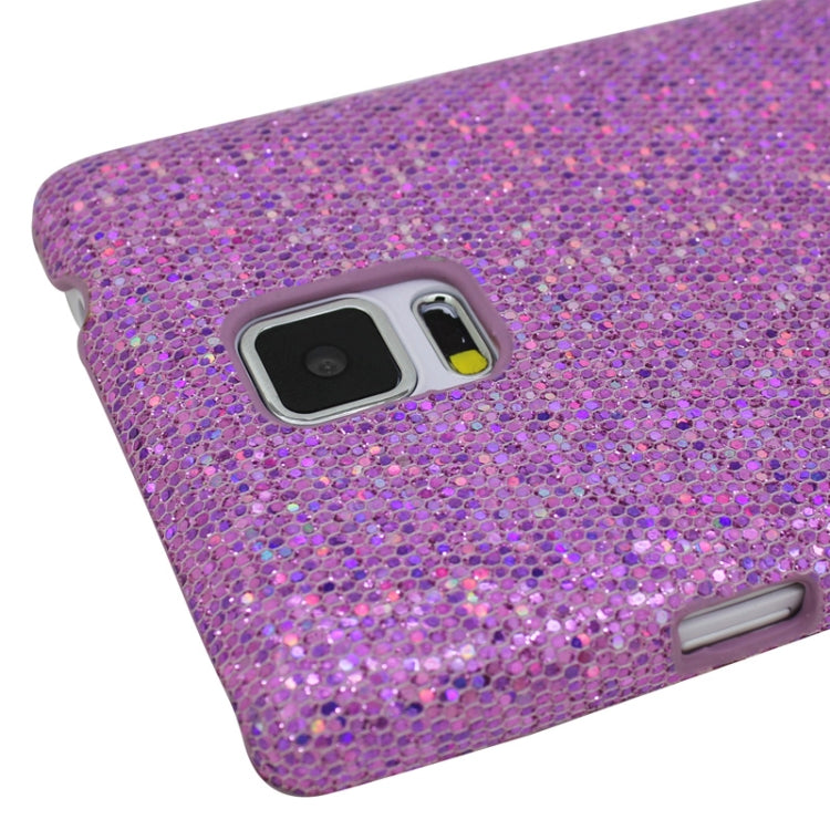 Glitter Powder Skinning Plastic Case for Galaxy Note 4