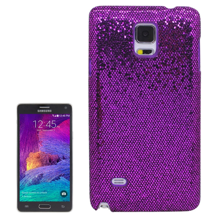 Glitter Powder Skinning Plastic Case for Galaxy Note 4
