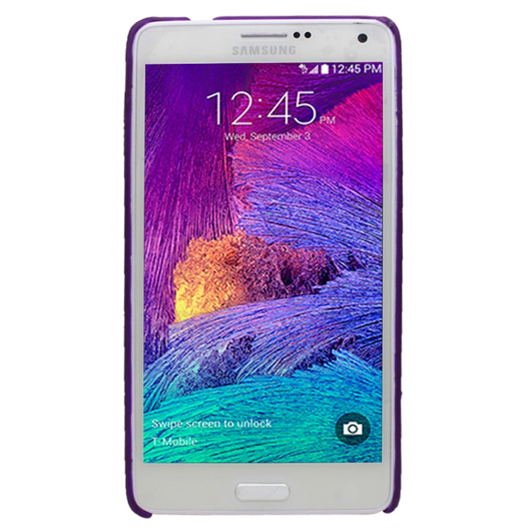 Glitter Powder Skinning Plastic Case for Galaxy Note 4