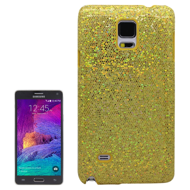 Glitter Powder Skinning Plastic Case for Galaxy Note 4