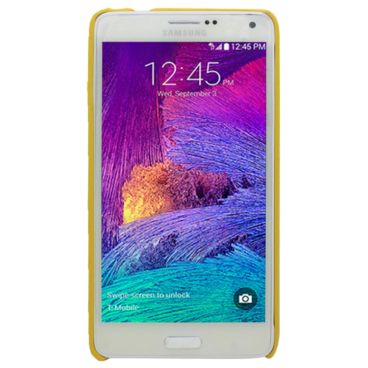 Glitter Powder Skinning Plastic Case for Galaxy Note 4