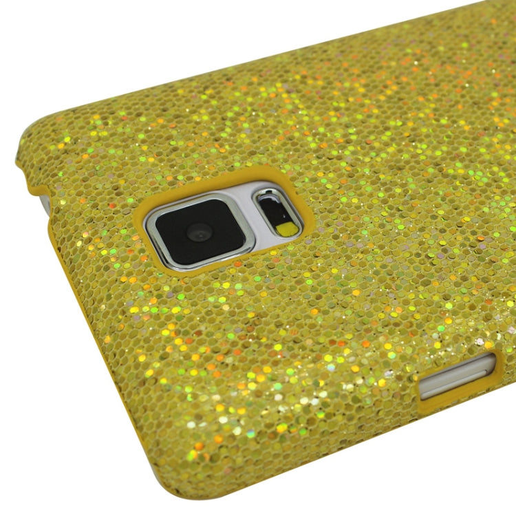 Glitter Powder Skinning Plastic Case for Galaxy Note 4