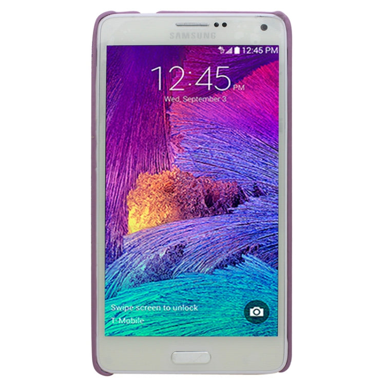 Glitter Powder Skinning Plastic Case for Galaxy Note 4
