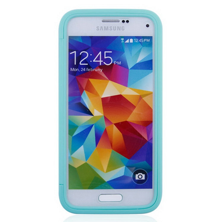 Horizontal Flip Frosted TPU Protection Case for Galaxy S5 mini / G800