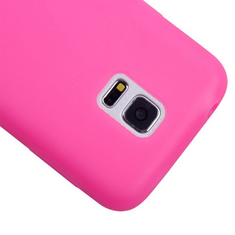 Horizontal Flip Frosted TPU Protection Case for Galaxy S5 mini / G800