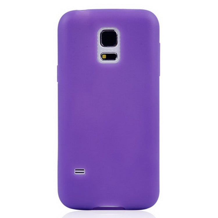 Horizontal Flip Frosted TPU Protection Case for Galaxy S5 mini / G800