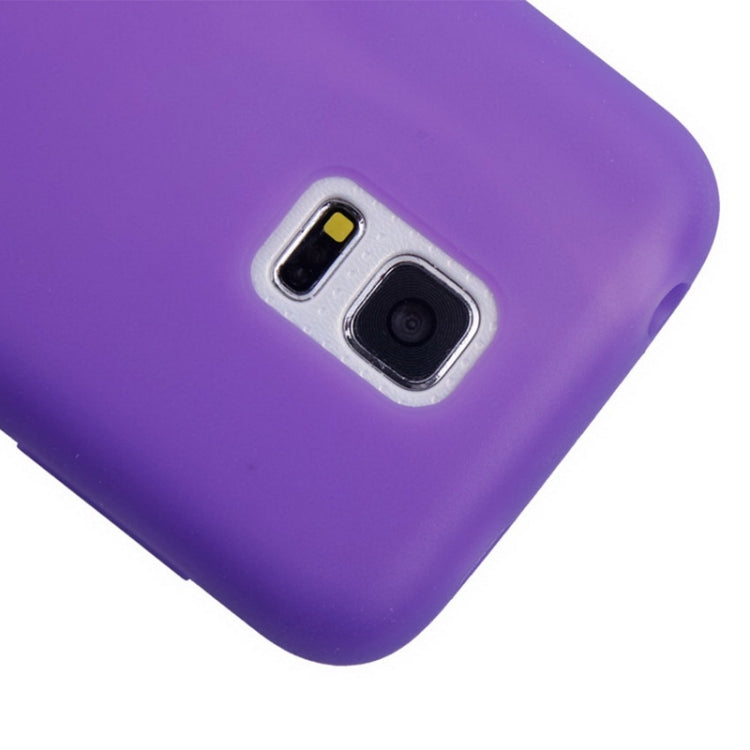 Horizontal Flip Frosted TPU Protection Case for Galaxy S5 mini / G800