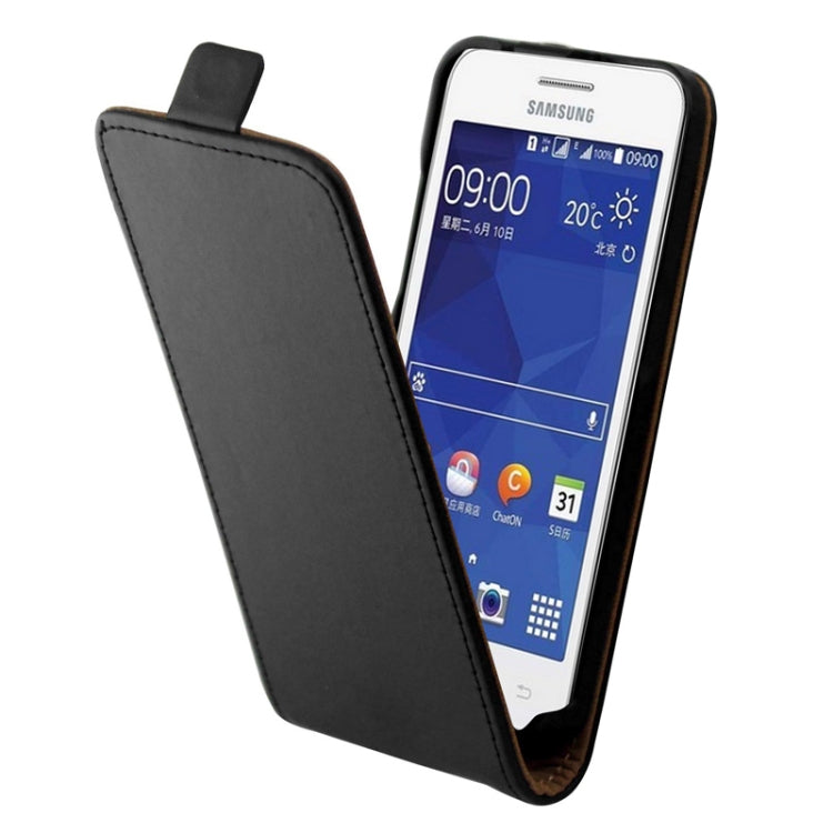 Vertical Flip Leather Case for Galaxy Core II / SM-G355H