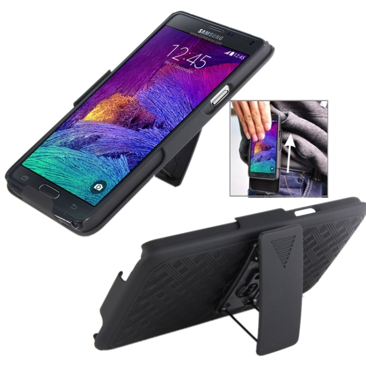 Plastic Case with 360 Degree Rotating Clip and Holder for Galaxy Note 4