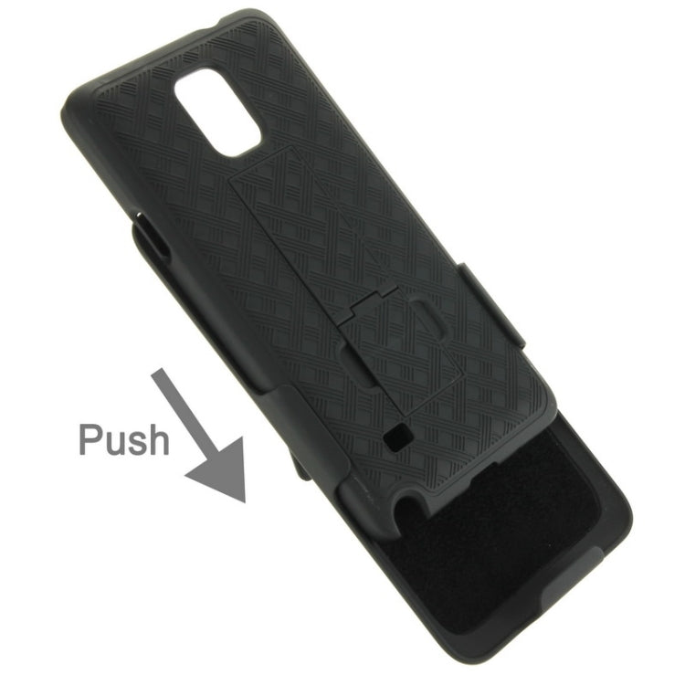 Plastic Case with 360 Degree Rotating Clip and Holder for Galaxy Note 4