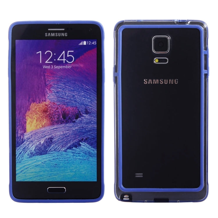 Transparent Plastic + TPU Frame Case for Galaxy Note 4