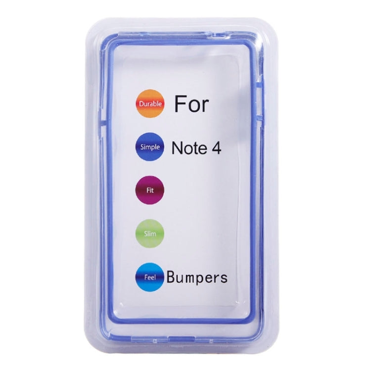 Transparent Plastic + TPU Frame Case for Galaxy Note 4