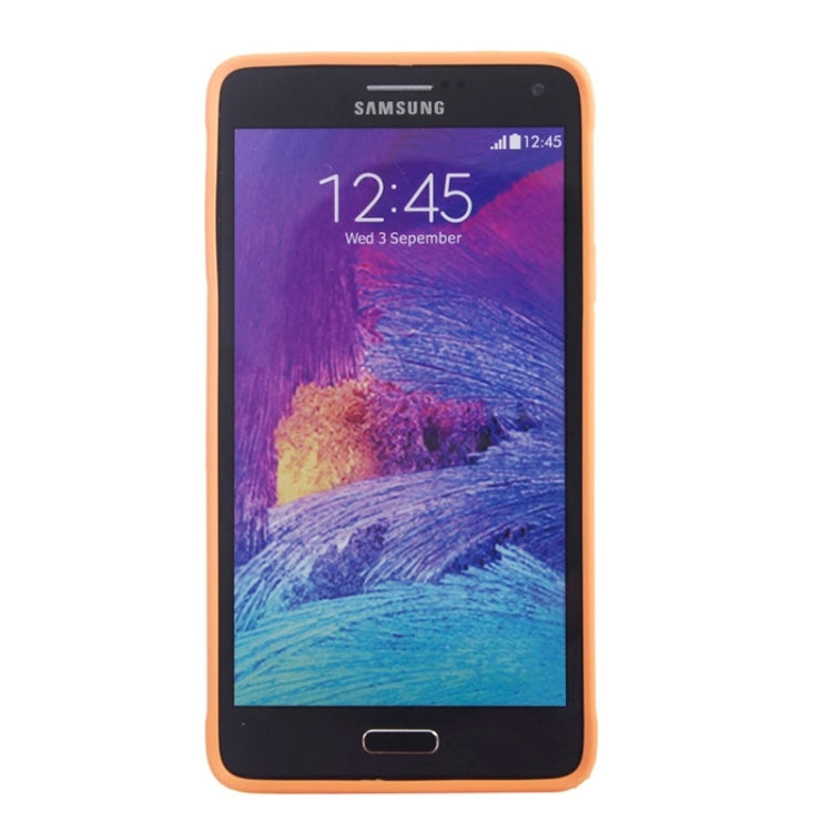 Transparent Plastic + TPU Frame Case for Galaxy Note 4