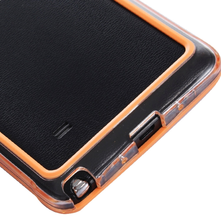 Transparent Plastic + TPU Frame Case for Galaxy Note 4