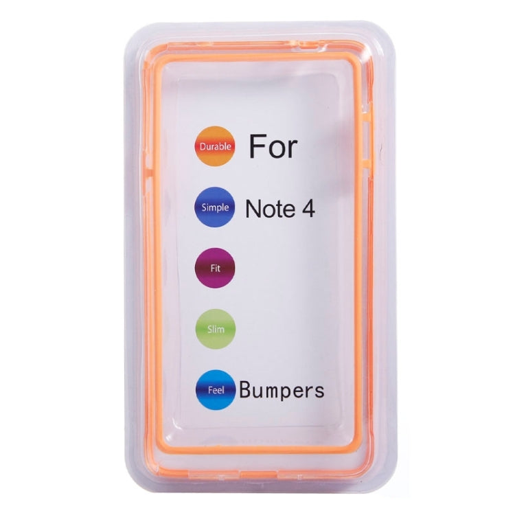 Transparent Plastic + TPU Frame Case for Galaxy Note 4
