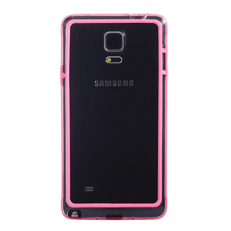 Transparent Plastic + TPU Frame Case for Galaxy Note 4