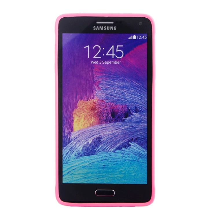 Transparent Plastic + TPU Frame Case for Galaxy Note 4