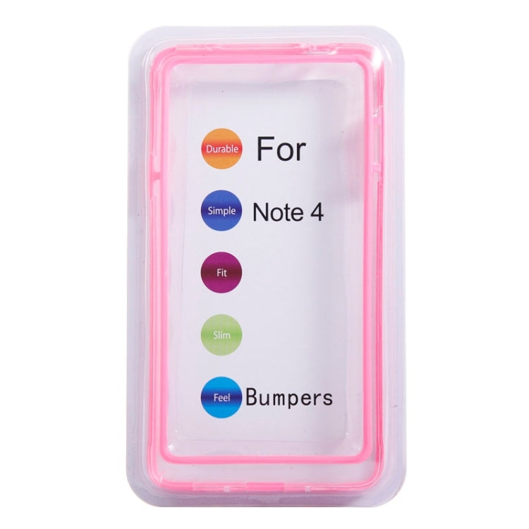 Transparent Plastic + TPU Frame Case for Galaxy Note 4