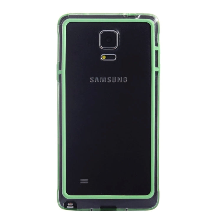 Transparent Plastic + TPU Frame Case for Galaxy Note 4