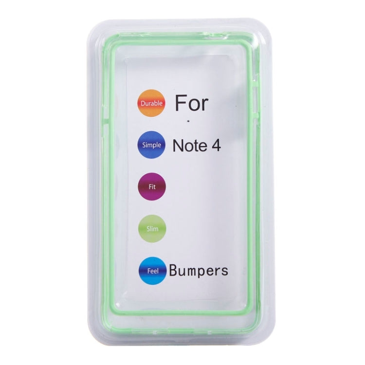 Transparent Plastic + TPU Frame Case for Galaxy Note 4