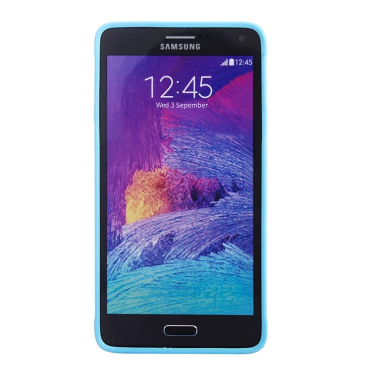 Transparent Plastic + TPU Frame Case for Galaxy Note 4