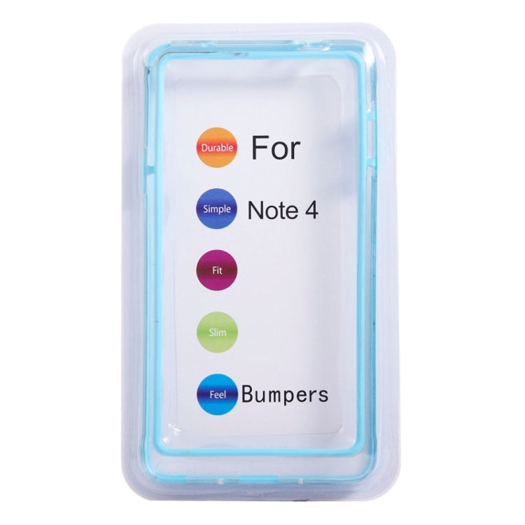 Transparent Plastic + TPU Frame Case for Galaxy Note 4