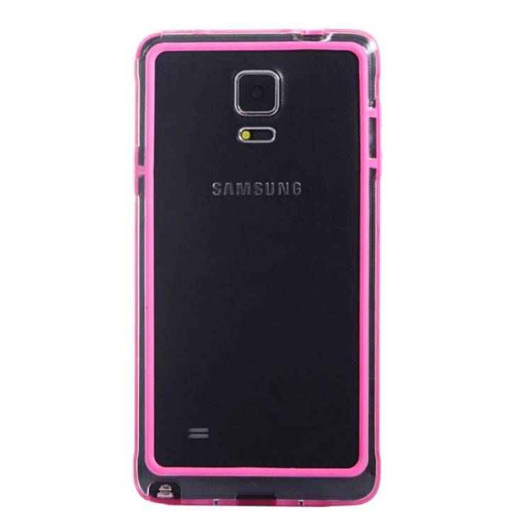Transparent Plastic + TPU Frame Case for Galaxy Note 4