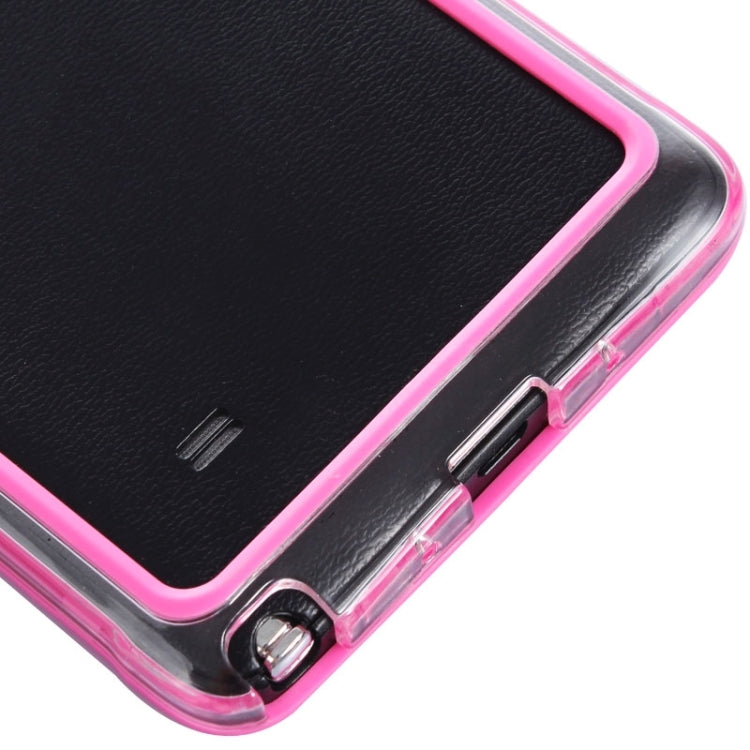Transparent Plastic + TPU Frame Case for Galaxy Note 4