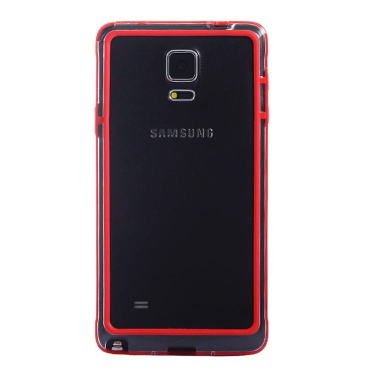 Transparent Plastic + TPU Frame Case for Galaxy Note 4