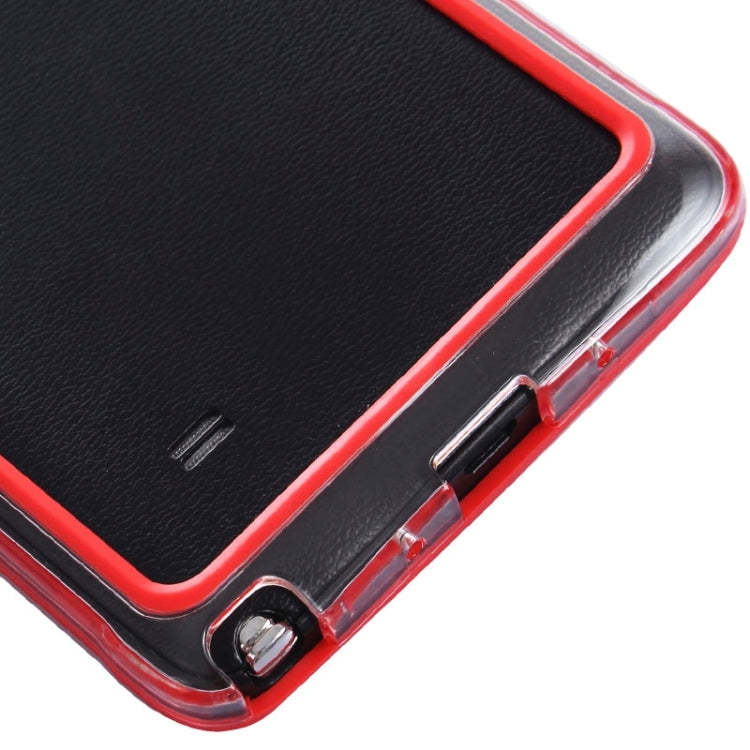 Transparent Plastic + TPU Frame Case for Galaxy Note 4