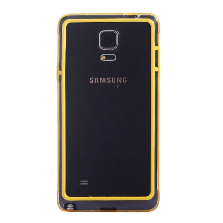Transparent Plastic + TPU Frame Case for Galaxy Note 4