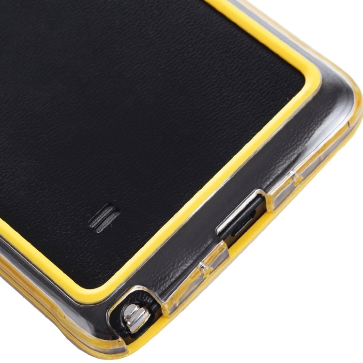 Transparent Plastic + TPU Frame Case for Galaxy Note 4