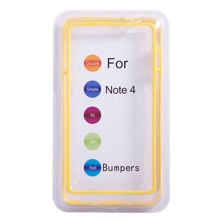 Transparent Plastic + TPU Frame Case for Galaxy Note 4