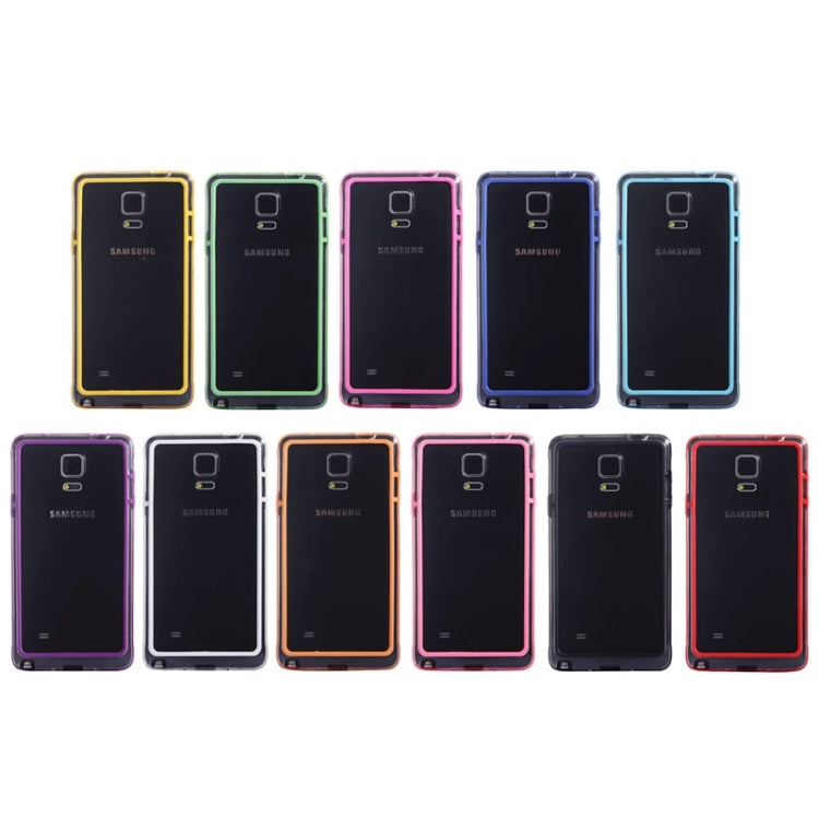 Transparent Plastic + TPU Frame Case for Galaxy Note 4