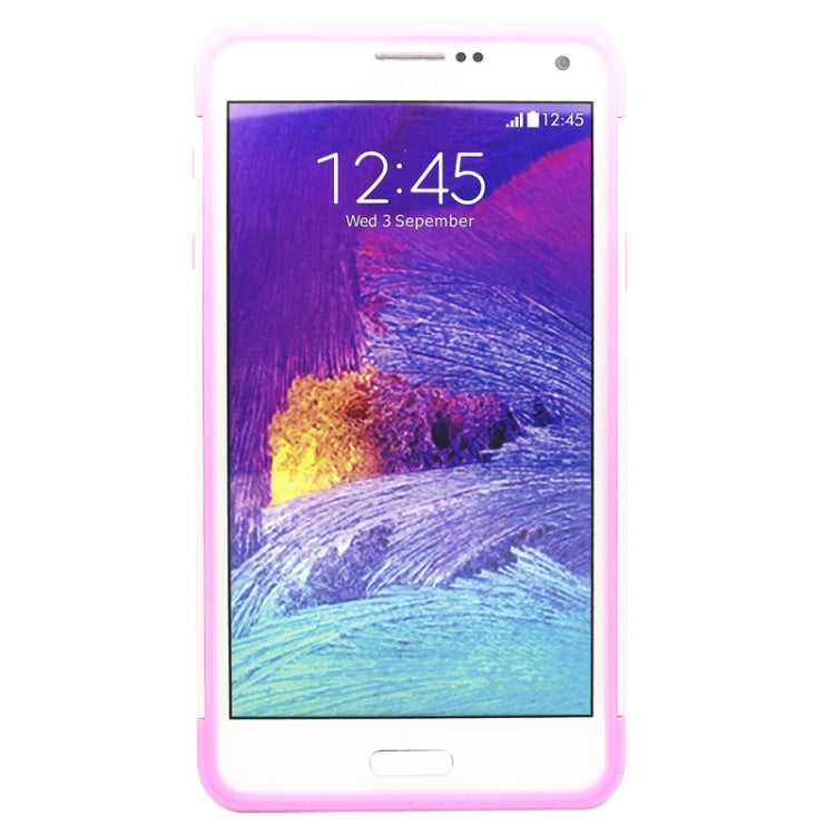 2 in 1 Hybrid TPU + PC Bumper Case for Galaxy Note 4