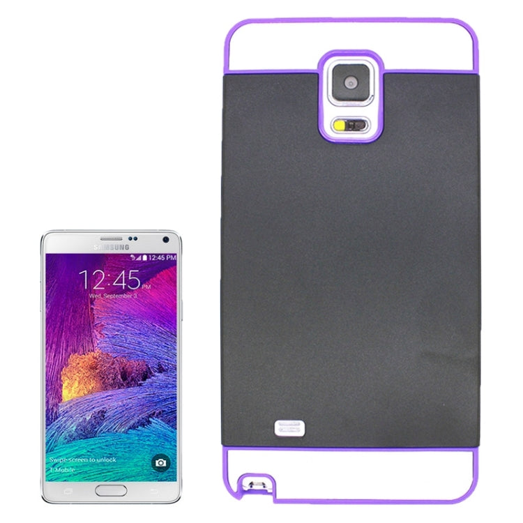 2 in 1 Hybrid TPU + PC Bumper Case for Galaxy Note 4
