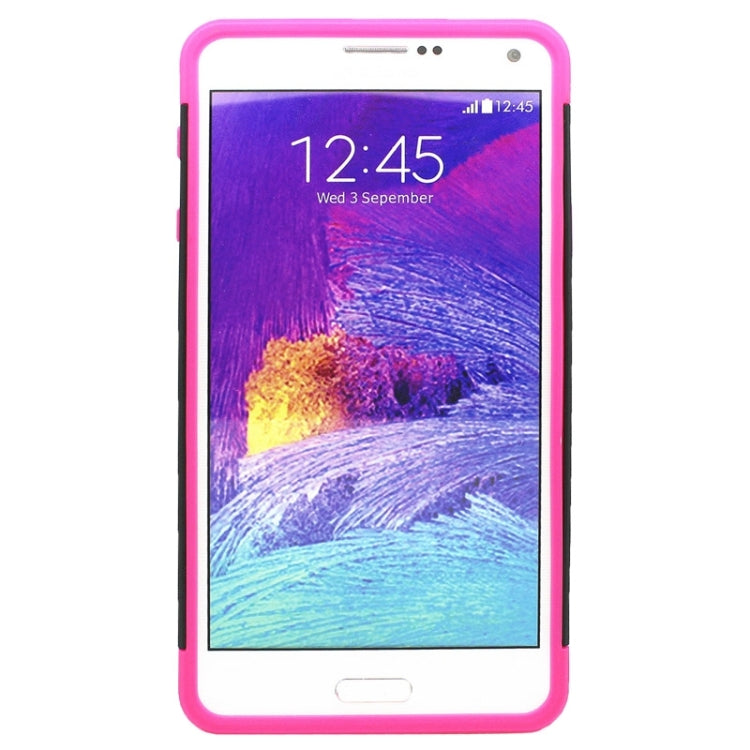 2 in 1 Hybrid TPU + PC Bumper Case for Galaxy Note 4