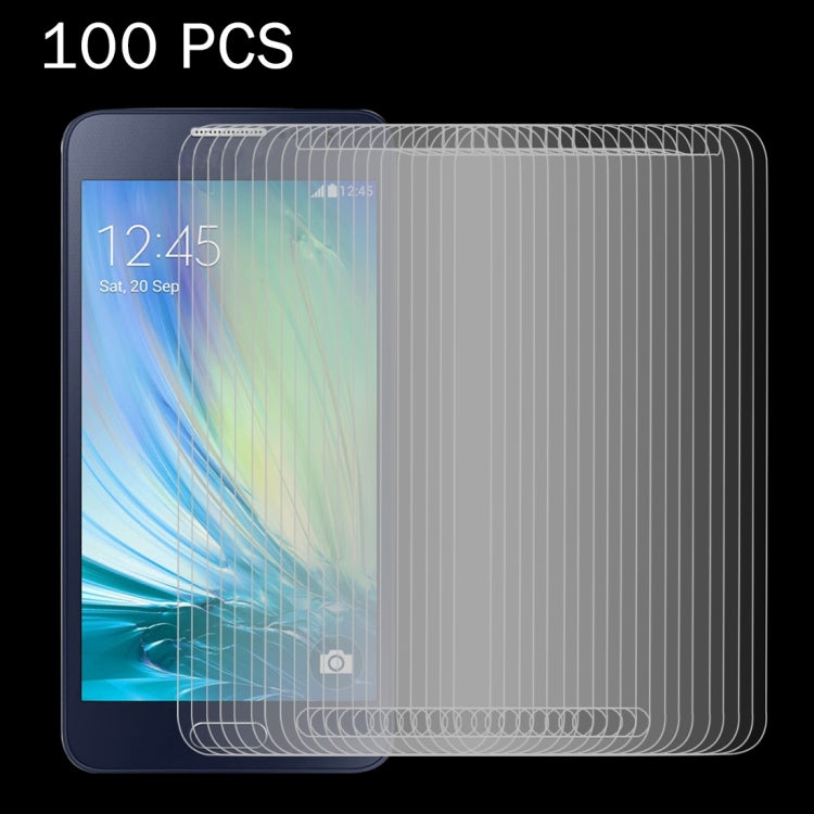 100 PCS for Galaxy A3 / A300 0.26mm 9H Surface Hardness 2.5D Explosion-proof Tempered Glass Screen Film