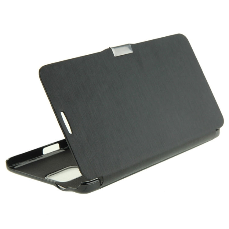 Brushed Texture Magnet Buckle Leather Case for Galaxy Note 4 N910