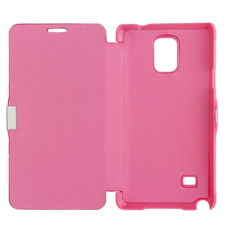 Brushed Texture Magnet Buckle Leather Case for Galaxy Note 4 N910